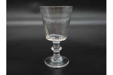 明治〜大正時代　レトロな雰囲気が魅力のリキュールグラス5客セット(古グラス、和ガラス、酒器、硝子、ショット、酒杯、高台)(R-075530)