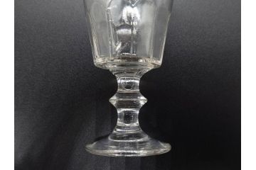 明治〜大正時代　レトロな雰囲気が魅力のリキュールグラス5客セット(古グラス、和ガラス、酒器、硝子、ショット、酒杯、高台)(R-075530)
