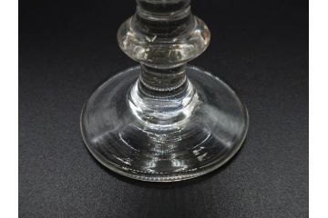 明治〜大正時代　レトロな雰囲気が魅力のリキュールグラス5客セット(古グラス、和ガラス、酒器、硝子、ショット、酒杯、高台)(R-075530)