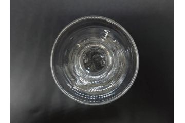 明治〜大正時代　レトロな雰囲気が魅力のリキュールグラス5客セット(古グラス、和ガラス、酒器、硝子、ショット、酒杯、高台)(R-075530)