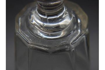 明治〜大正時代　レトロな雰囲気が魅力のリキュールグラス5客セット(古グラス、和ガラス、酒器、硝子、ショット、酒杯、高台)(R-075530)