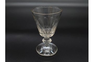 明治〜大正時代　レトロな雰囲気が魅力のリキュールグラス5客セット(古グラス、和ガラス、酒器、硝子、ショット、酒杯、高台)(R-075530)
