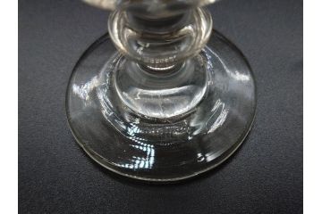明治〜大正時代　レトロな雰囲気が魅力のリキュールグラス5客セット(古グラス、和ガラス、酒器、硝子、ショット、酒杯、高台)(R-075530)