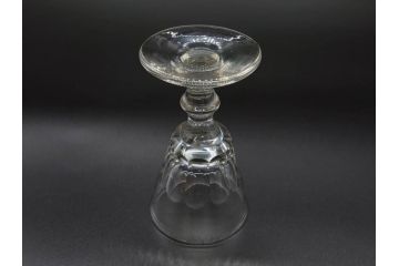 明治〜大正時代　レトロな雰囲気が魅力のリキュールグラス5客セット(古グラス、和ガラス、酒器、硝子、ショット、酒杯、高台)(R-075530)
