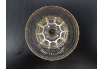 明治〜大正時代　レトロな雰囲気が魅力のリキュールグラス5客セット(古グラス、和ガラス、酒器、硝子、ショット、酒杯、高台)(R-075530)