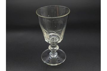 明治〜大正時代　レトロな雰囲気が魅力のリキュールグラス5客セット(古グラス、和ガラス、酒器、硝子、ショット、酒杯、高台)(R-075530)