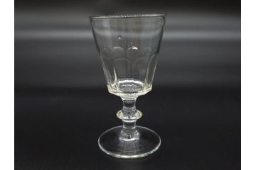 明治〜大正時代　レトロな雰囲気が魅力のリキュールグラス5客セット(古グラス、和ガラス、酒器、硝子、ショット、酒杯、高台)(R-075530)