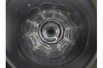 明治〜大正時代　レトロな雰囲気が魅力のリキュールグラス5客セット(古グラス、和ガラス、酒器、硝子、ショット、酒杯、高台)(R-075530)