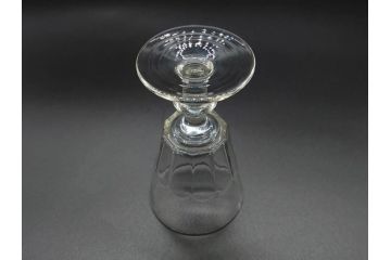 明治〜大正時代　レトロな雰囲気が魅力のリキュールグラス5客セット(古グラス、和ガラス、酒器、硝子、ショット、酒杯、高台)(R-075530)