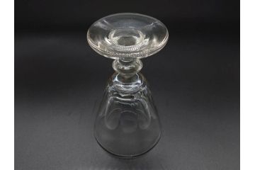 明治〜大正時代　レトロな雰囲気が魅力のリキュールグラス5客セット(古グラス、和ガラス、酒器、硝子、ショット、酒杯、高台)(R-075531)
