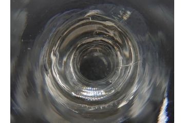 明治〜大正時代　レトロな雰囲気が魅力のリキュールグラス5客セット(古グラス、和ガラス、酒器、硝子、ショット、酒杯、高台)(R-075531)