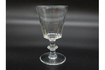 明治〜大正時代　レトロな雰囲気が魅力のリキュールグラス5客セット(古グラス、和ガラス、酒器、硝子、ショット、酒杯、高台)(R-075531)