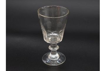 明治〜大正時代　レトロな雰囲気が魅力のリキュールグラス5客セット(古グラス、和ガラス、酒器、硝子、ショット、酒杯、高台)(R-075531)