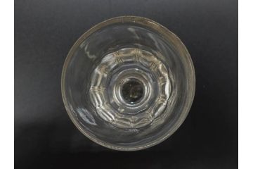明治〜大正時代　レトロな雰囲気が魅力のリキュールグラス5客セット(古グラス、和ガラス、酒器、硝子、ショット、酒杯、高台)(R-075531)
