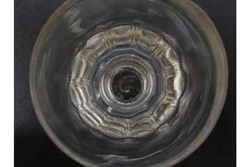明治〜大正時代　レトロな雰囲気が魅力のリキュールグラス5客セット(古グラス、和ガラス、酒器、硝子、ショット、酒杯、高台)(R-075531)