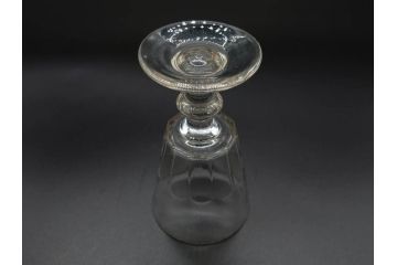 明治〜大正時代　レトロな雰囲気が魅力のリキュールグラス5客セット(古グラス、和ガラス、酒器、硝子、ショット、酒杯、高台)(R-075531)