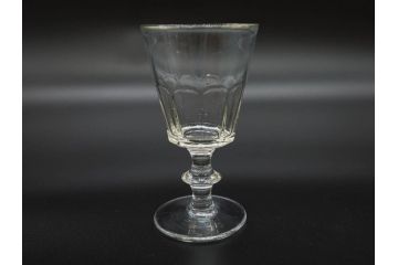 明治〜大正時代　レトロな雰囲気が魅力のリキュールグラス5客セット(古グラス、和ガラス、酒器、硝子、ショット、酒杯、高台)(R-075531)