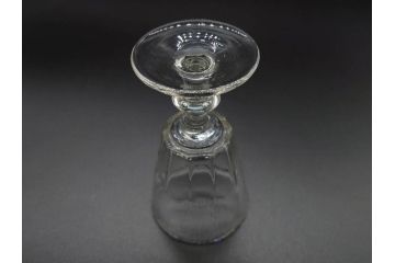 明治〜大正時代　レトロな雰囲気が魅力のリキュールグラス5客セット(古グラス、和ガラス、酒器、硝子、ショット、酒杯、高台)(R-075531)