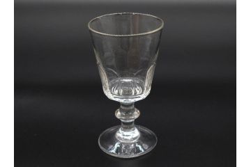 明治〜大正時代　レトロな雰囲気が魅力のリキュールグラス5客セット(古グラス、和ガラス、酒器、硝子、ショット、酒杯、高台)(R-075531)