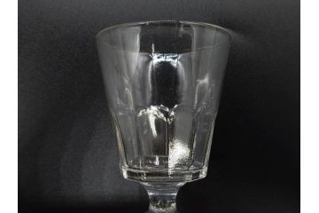 明治〜大正時代　レトロな雰囲気が魅力のリキュールグラス5客セット(古グラス、和ガラス、酒器、硝子、ショット、酒杯、高台)(R-075531)