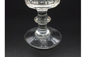 明治〜大正時代　レトロな雰囲気が魅力のリキュールグラス5客セット(古グラス、和ガラス、酒器、硝子、ショット、酒杯、高台)(R-075531)