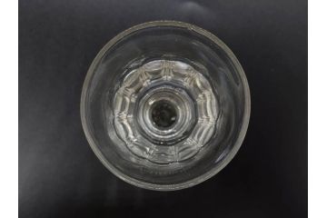 明治〜大正時代　レトロな雰囲気が魅力のリキュールグラス5客セット(古グラス、和ガラス、酒器、硝子、ショット、酒杯、高台)(R-075531)