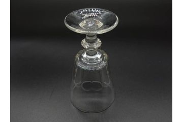 明治〜大正時代　レトロな雰囲気が魅力のリキュールグラス5客セット(古グラス、和ガラス、酒器、硝子、ショット、酒杯、高台)(R-075531)