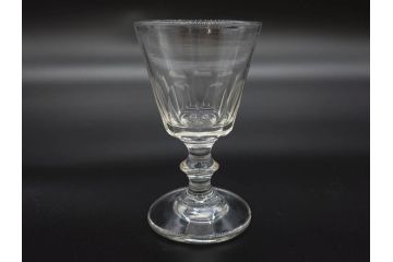 明治〜大正時代　レトロな雰囲気が魅力のリキュールグラス5客セット(古グラス、和ガラス、酒器、硝子、ショット、酒杯、高台)(R-075532)