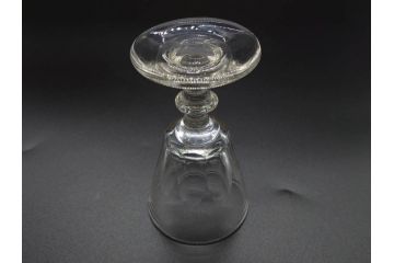 明治〜大正時代　レトロな雰囲気が魅力のリキュールグラス5客セット(古グラス、和ガラス、酒器、硝子、ショット、酒杯、高台)(R-075532)