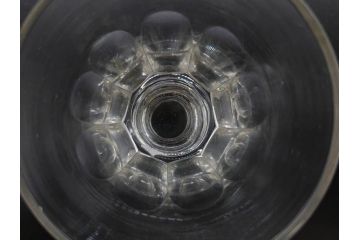 明治〜大正時代　レトロな雰囲気が魅力のリキュールグラス5客セット(古グラス、和ガラス、酒器、硝子、ショット、酒杯、高台)(R-075532)