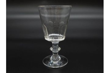 明治〜大正時代　レトロな雰囲気が魅力のリキュールグラス5客セット(古グラス、和ガラス、酒器、硝子、ショット、酒杯、高台)(R-075532)
