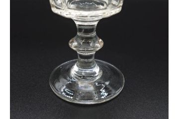 明治〜大正時代　レトロな雰囲気が魅力のリキュールグラス5客セット(古グラス、和ガラス、酒器、硝子、ショット、酒杯、高台)(R-075532)