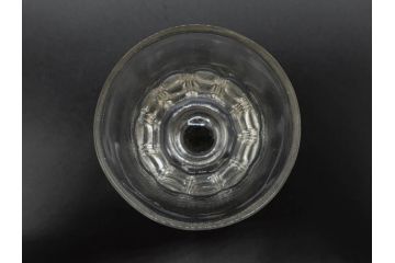 明治〜大正時代　レトロな雰囲気が魅力のリキュールグラス5客セット(古グラス、和ガラス、酒器、硝子、ショット、酒杯、高台)(R-075532)