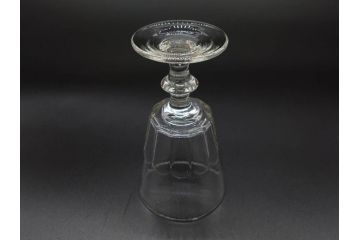 明治〜大正時代　レトロな雰囲気が魅力のリキュールグラス5客セット(古グラス、和ガラス、酒器、硝子、ショット、酒杯、高台)(R-075532)