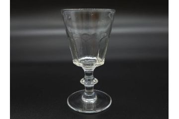 明治〜大正時代　レトロな雰囲気が魅力のリキュールグラス5客セット(古グラス、和ガラス、酒器、硝子、ショット、酒杯、高台)(R-075532)