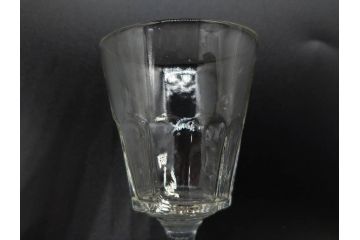 明治〜大正時代　レトロな雰囲気が魅力のリキュールグラス5客セット(古グラス、和ガラス、酒器、硝子、ショット、酒杯、高台)(R-075532)
