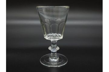 明治〜大正時代　レトロな雰囲気が魅力のリキュールグラス5客セット(古グラス、和ガラス、酒器、硝子、ショット、酒杯、高台)(R-075532)