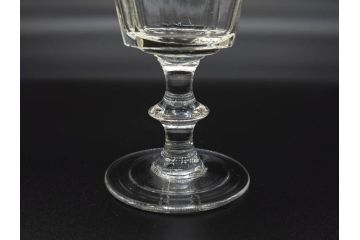 明治〜大正時代　レトロな雰囲気が魅力のリキュールグラス5客セット(古グラス、和ガラス、酒器、硝子、ショット、酒杯、高台)(R-075532)