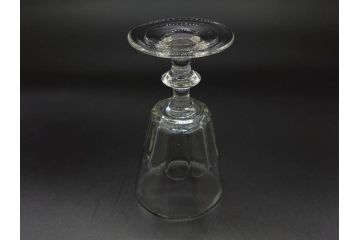 明治〜大正時代　レトロな雰囲気が魅力のリキュールグラス5客セット(古グラス、和ガラス、酒器、硝子、ショット、酒杯、高台)(R-075532)