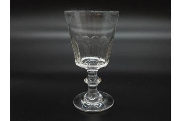 明治〜大正時代　レトロな雰囲気が魅力のリキュールグラス5客セット(古グラス、和ガラス、酒器、硝子、ショット、酒杯、高台)(R-075533)