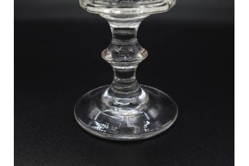 明治〜大正時代　レトロな雰囲気が魅力のリキュールグラス5客セット(古グラス、和ガラス、酒器、硝子、ショット、酒杯、高台)(R-075533)