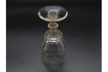 明治〜大正時代　レトロな雰囲気が魅力のリキュールグラス5客セット(古グラス、和ガラス、酒器、硝子、ショット、酒杯、高台)(R-075533)