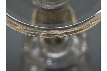 明治〜大正時代　レトロな雰囲気が魅力のリキュールグラス5客セット(古グラス、和ガラス、酒器、硝子、ショット、酒杯、高台)(R-075533)