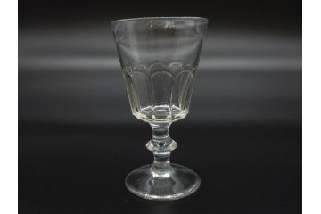 明治〜大正時代　レトロな雰囲気が魅力のリキュールグラス5客セット(古グラス、和ガラス、酒器、硝子、ショット、酒杯、高台)(R-075533)