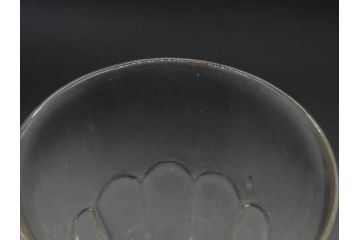 明治〜大正時代　レトロな雰囲気が魅力のリキュールグラス5客セット(古グラス、和ガラス、酒器、硝子、ショット、酒杯、高台)(R-075533)