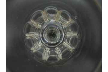 明治〜大正時代　レトロな雰囲気が魅力のリキュールグラス5客セット(古グラス、和ガラス、酒器、硝子、ショット、酒杯、高台)(R-075533)