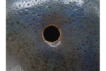Gerd Knapper　ゲルト クナッパー　細やかな意匠が施された品のある佇まいが美しい水滴&ぐい呑み(書道具、酒器、和食器、共箱付き)(R-075534)