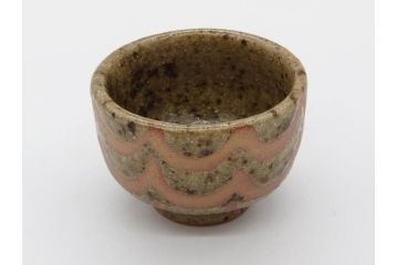 Gerd Knapper　ゲルト クナッパー　細やかな意匠が施された品のある佇まいが美しい水滴&ぐい呑み(書道具、酒器、和食器、共箱付き)(R-075534)