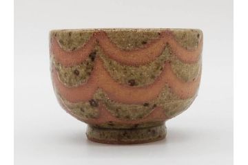 Gerd Knapper　ゲルト クナッパー　細やかな意匠が施された品のある佇まいが美しい水滴&ぐい呑み(書道具、酒器、和食器、共箱付き)(R-075534)