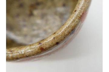 Gerd Knapper　ゲルト クナッパー　細やかな意匠が施された品のある佇まいが美しい水滴&ぐい呑み(書道具、酒器、和食器、共箱付き)(R-075534)